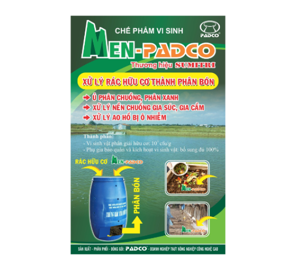 MEN-PADCO – Giải pháp tái chế rác thải hữu cơ nhanh, an toàn theo xu hướng nông nghiệp tuần hoàn