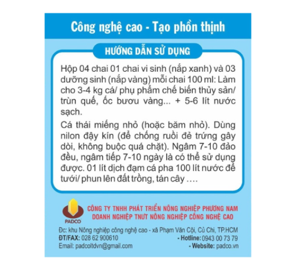 OREMINA FISH – dung dịch ủ phế phẩm cá nhanh, hiệu quả dinh dưỡng cao, an toàn theo xu hướng nông nghiệp tuần hoàn