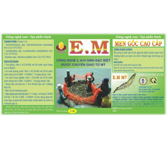Chế phẩm vi sinh E.M Hoa Kỳ