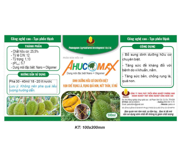Phân hữu cơ ahucomax power isaria
